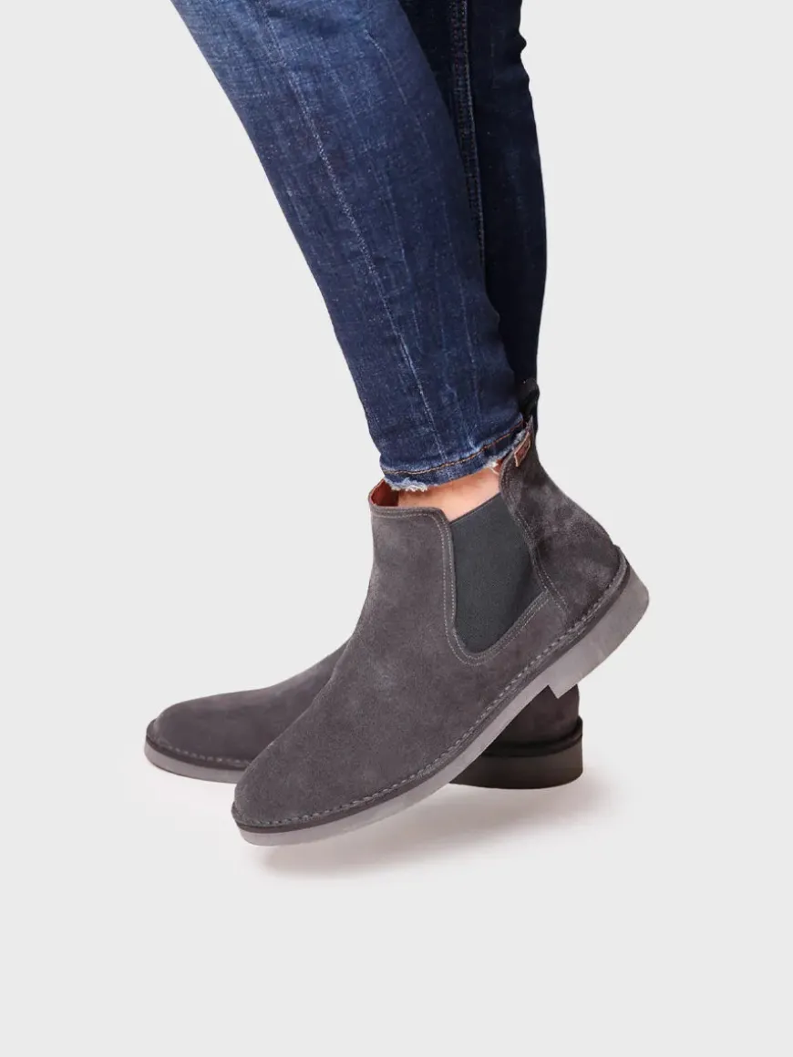 JAN-SY - Men's Ankle boot in Suede