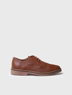 JEFF-PO - Men's lace-up leather shoe