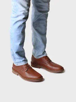 JEFF-PO - Men's lace-up leather shoe