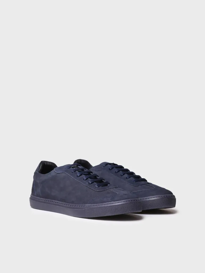 JORDI - Men's lace-up nubuck leather shoes