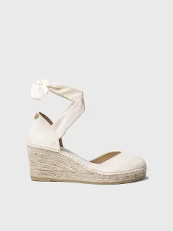 JULIA - Wedge espadrilles with ribbons