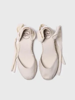 JULIA - Wedge espadrilles with ribbons