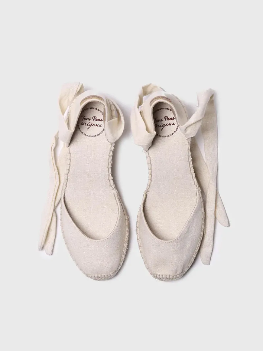 JULIA - Wedge espadrilles with ribbons