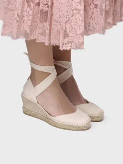 JULIA - Wedge espadrilles with ribbons
