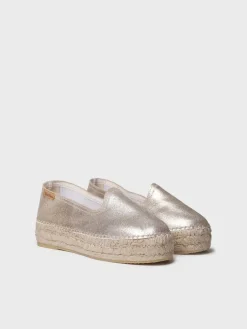KEIRA - Closed espadrille for women in suede with jute sole