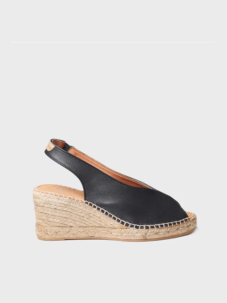 LAILA-P - Wedge espadrilles peep toe style