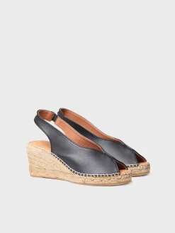 LAILA-P - Wedge espadrilles peep toe style