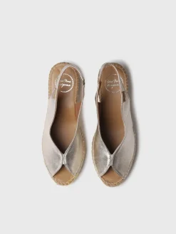 LAILA-P - Wedge espadrilles peep toe style