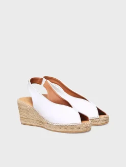 LAILA-P - Wedge espadrilles peep toe style