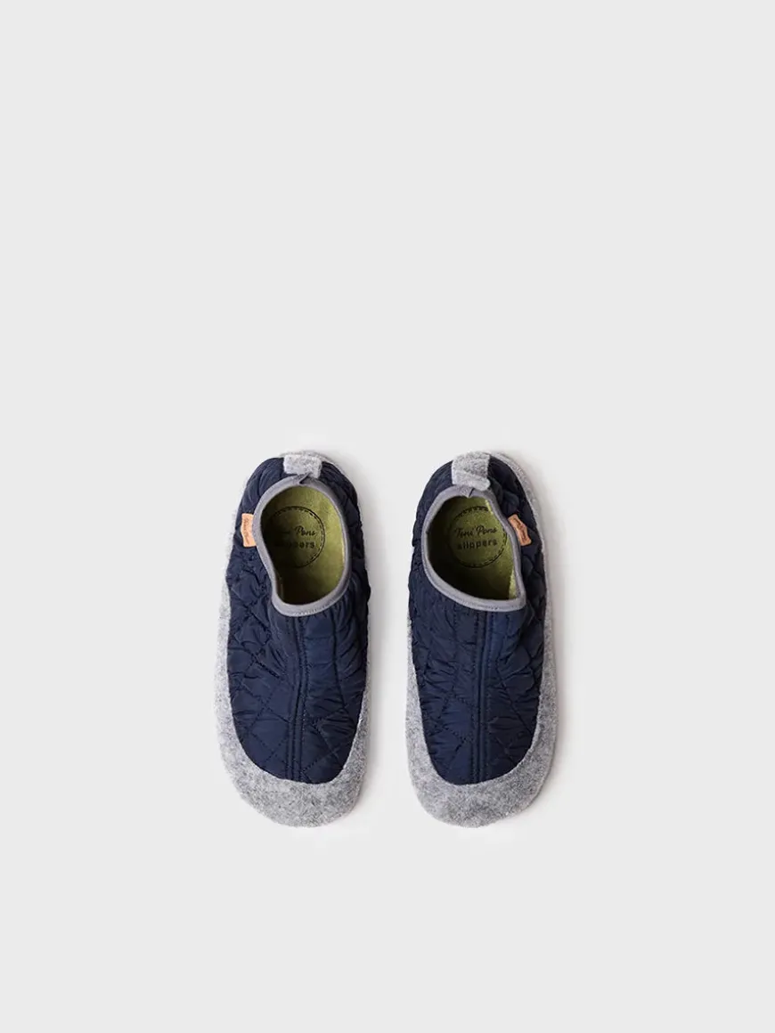 LIOR-UM - Children's Slippers in felt and Padded fabric
