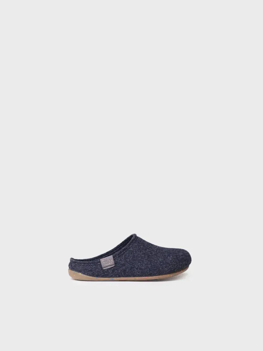 LOGAN-FR - Recycled felt slippers for children