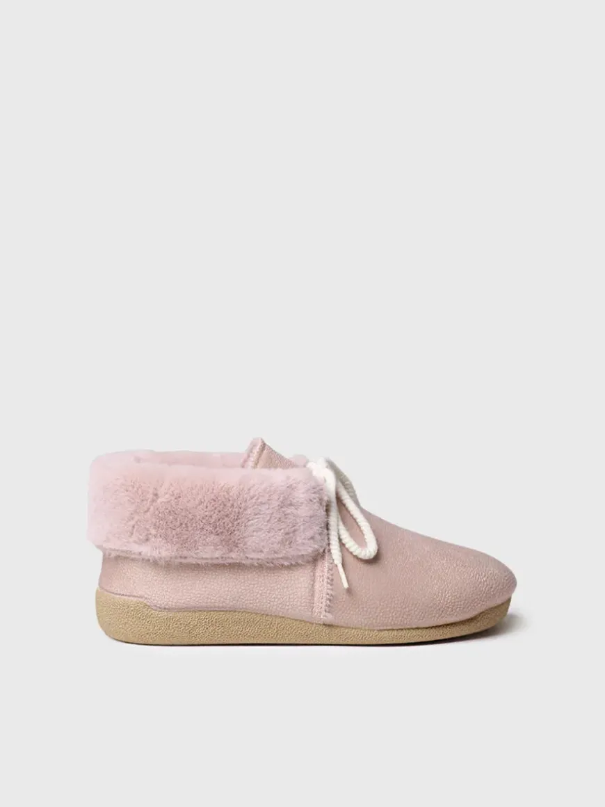 MALMO-BD - Lace-up women's bootie slipper