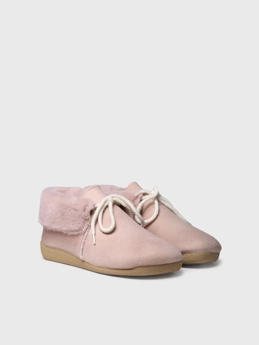 MALMO-BD - Lace-up women's bootie slipper