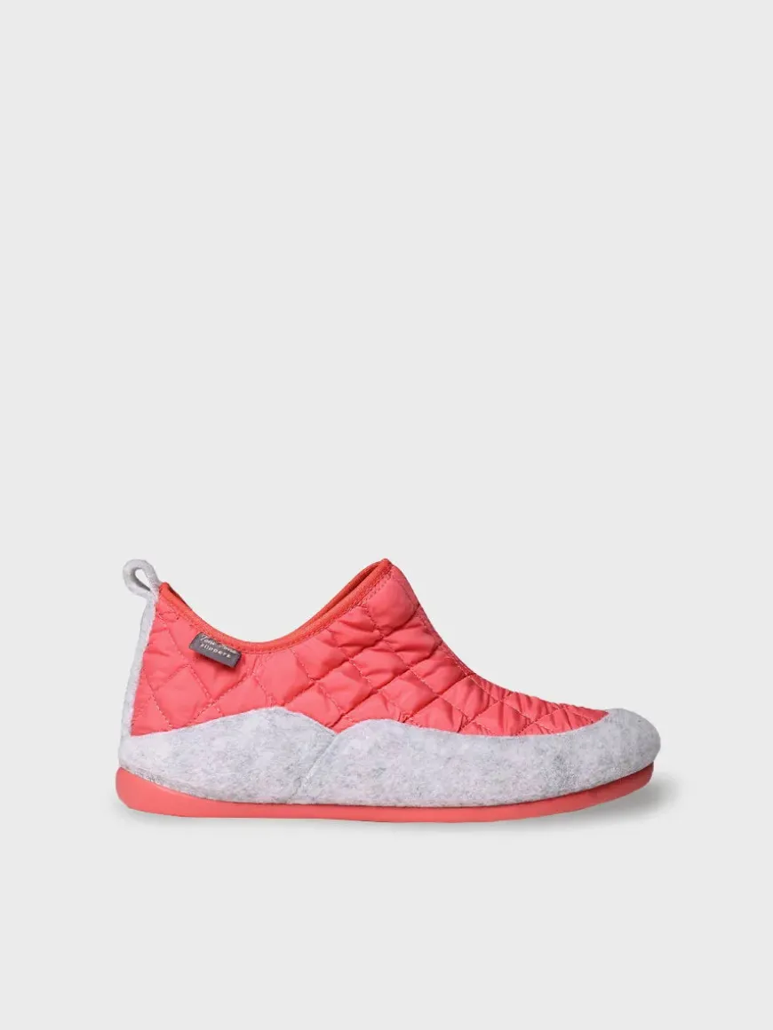 MARE-UM - Women's slippers in felt and padded fabric