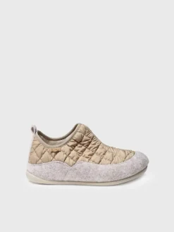 MARE-UM - Women's slippers in felt and padded fabric