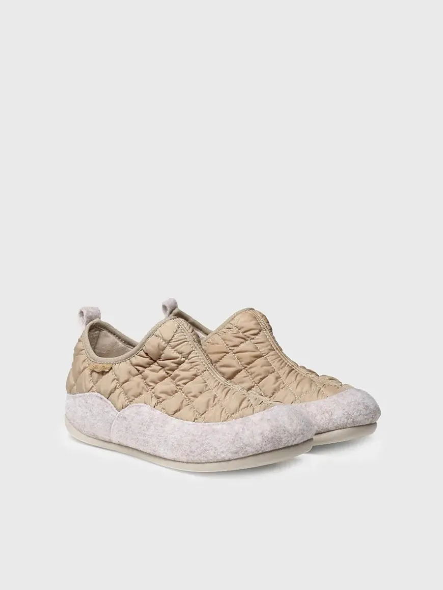 MARE-UM - Women's slippers in felt and padded fabric