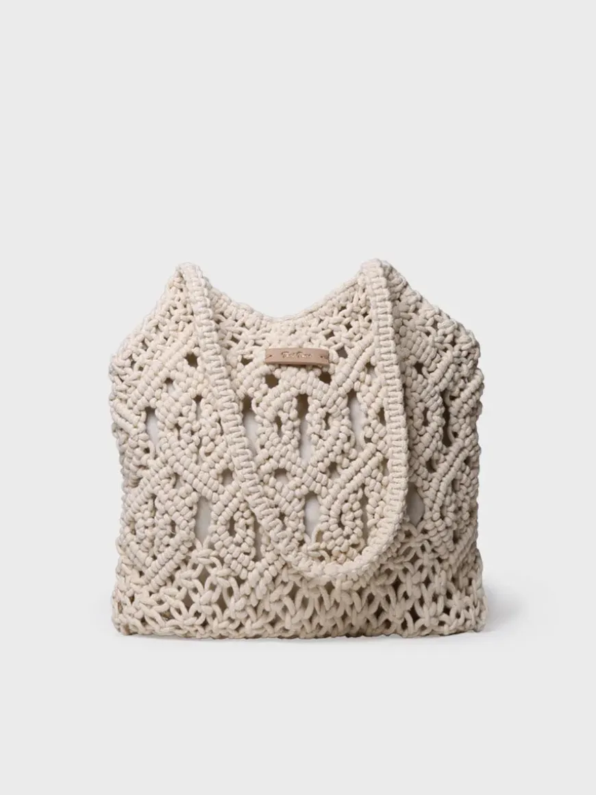 MARISSA - Macramé bag with pocket