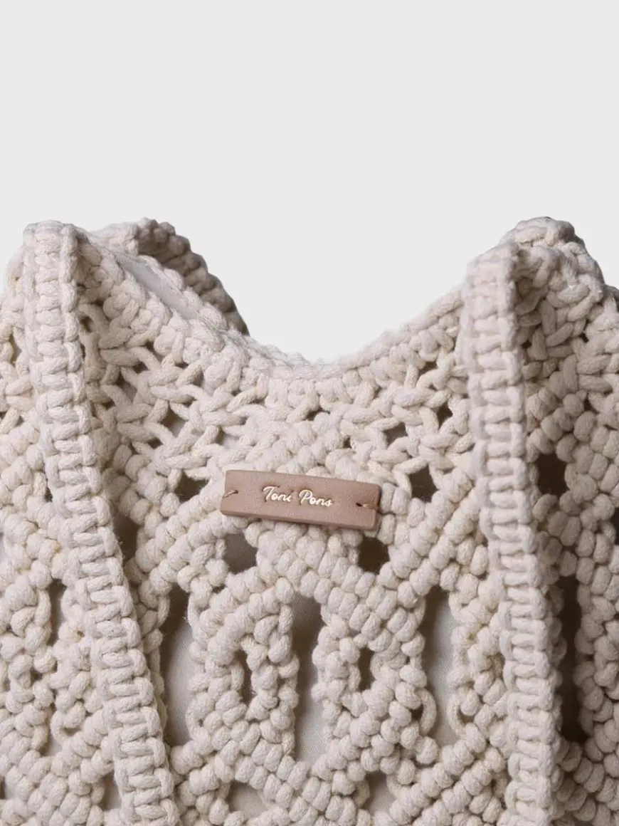 MARISSA - Macramé bag with pocket