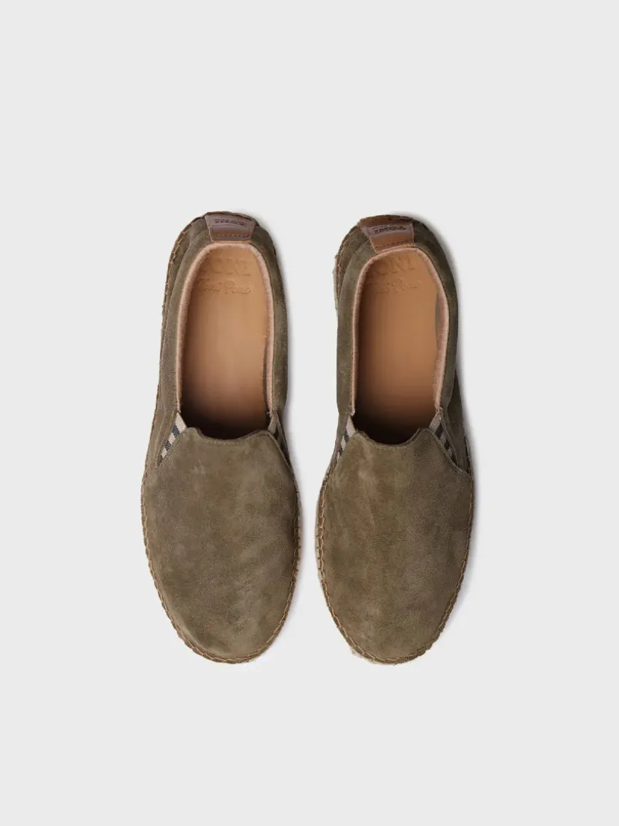 MARTI - Split leather espadrilles for men