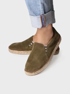 MARTI - Split leather espadrilles for men