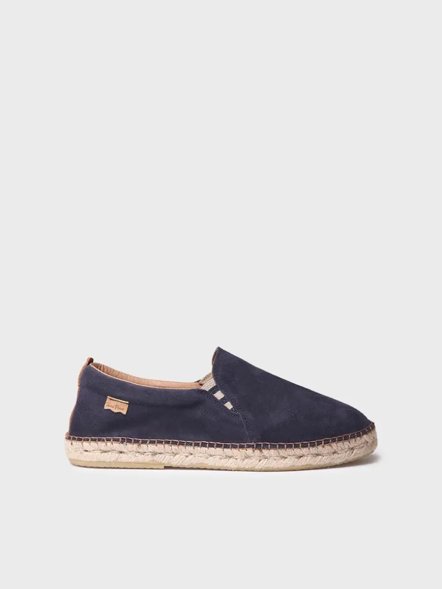MARTI - Split leather espadrilles for men