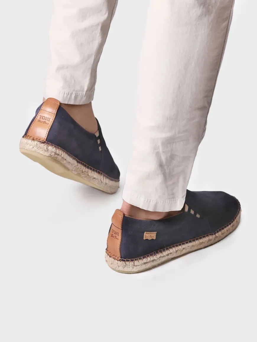 MARTI - Split leather espadrilles for men