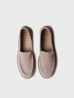 MAX - Closed men's espadrille in suede with jute sole