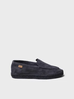 MAX - Closed men's espadrille in suede with jute sole