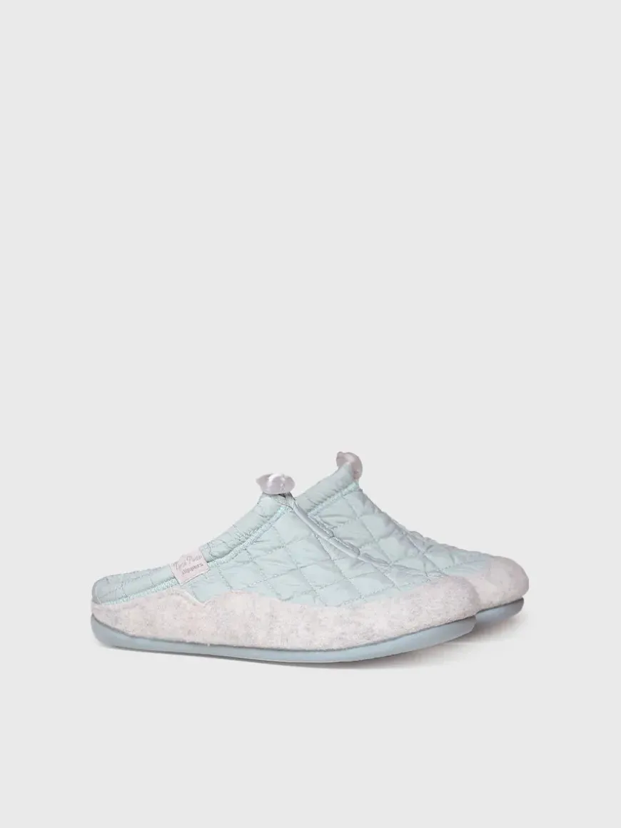 MEL-UM - Women's slippers in padded fabric and felt