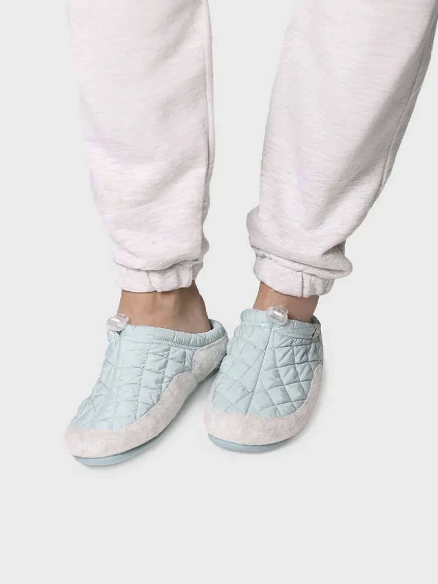 MEL-UM - Women's slippers in padded fabric and felt