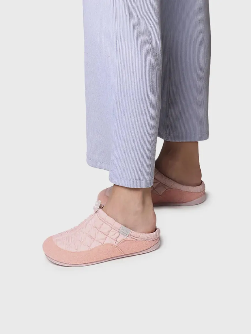 MEL-UM - Women's slippers in padded fabric and felt