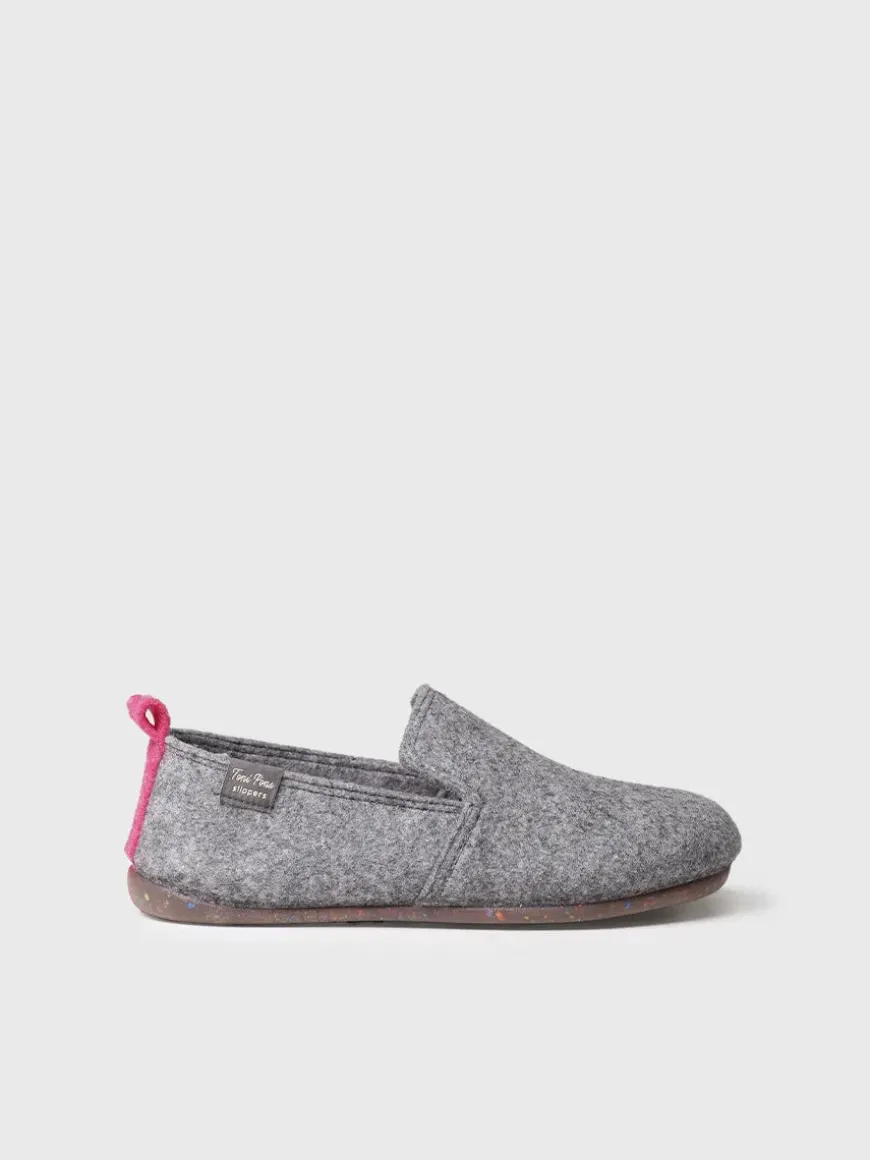 MELVA-FR - Women's slipper in recycled felt