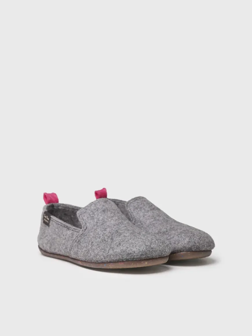 MELVA-FR - Women's slipper in recycled felt