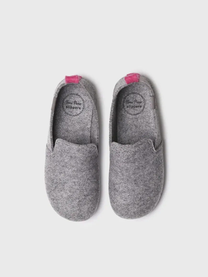 MELVA-FR - Women's slipper in recycled felt