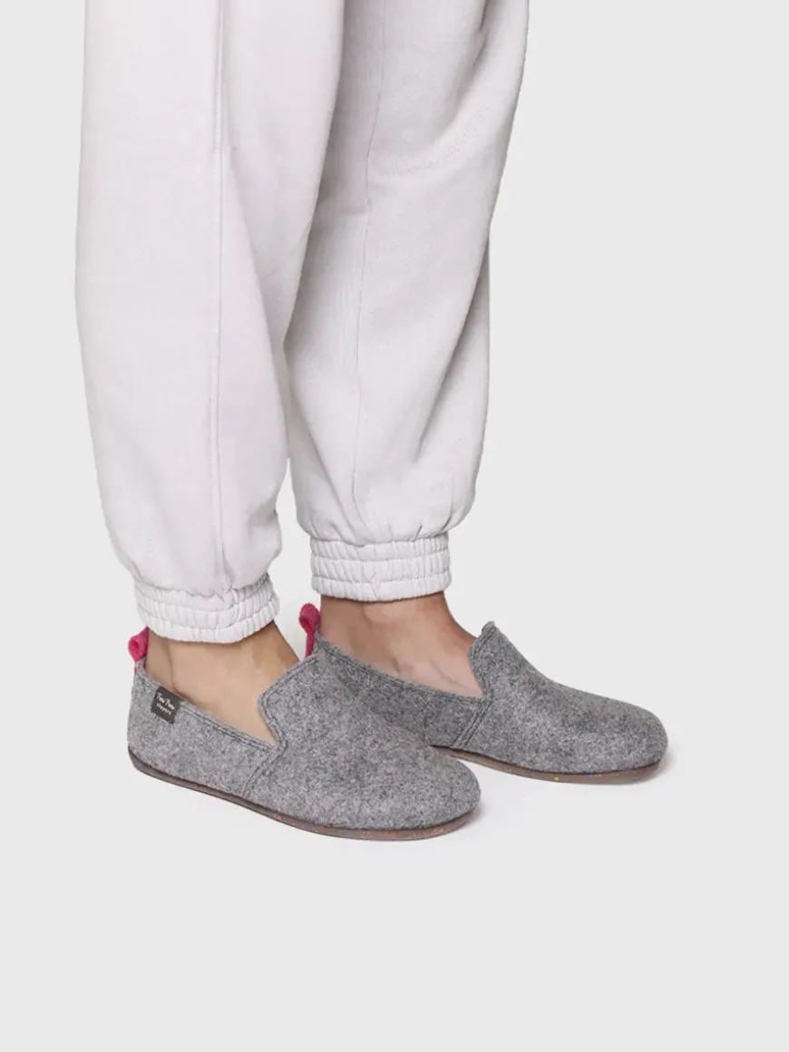 MELVA-FR - Women's slipper in recycled felt