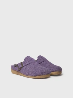 MIMA-FP - Women's clog-style slipper with buckle