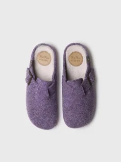 MIMA-FP - Women's clog-style slipper with buckle
