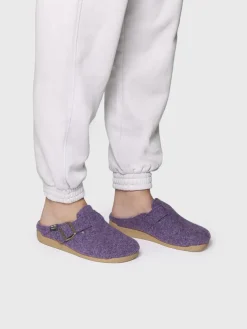 MIMA-FP - Women's clog-style slipper with buckle