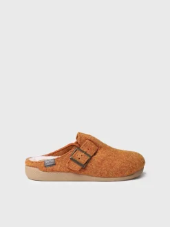 MIMA-FP - Women's clog-style slipper with buckle