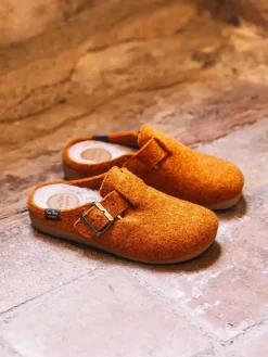 MIMA-FP - Women's clog-style slipper with buckle