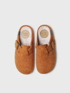 MIMA-FP - Women's clog-style slipper with buckle
