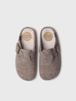 MIMA-FP - Women's clog-style slipper with buckle