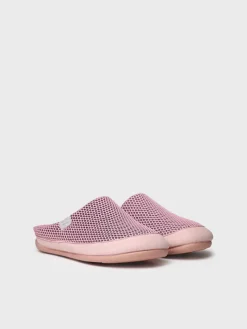 MINA-GC - Women's clog-type house slipper in mesh-like fabric
