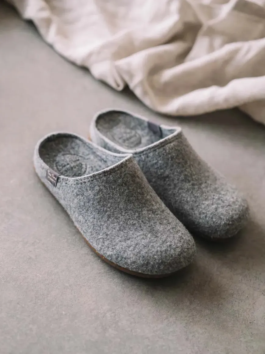 MONA-FR - Women's clog-style shoe made from recycled felt