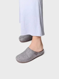 MONA-FR - Women's clog-style shoe made from recycled felt