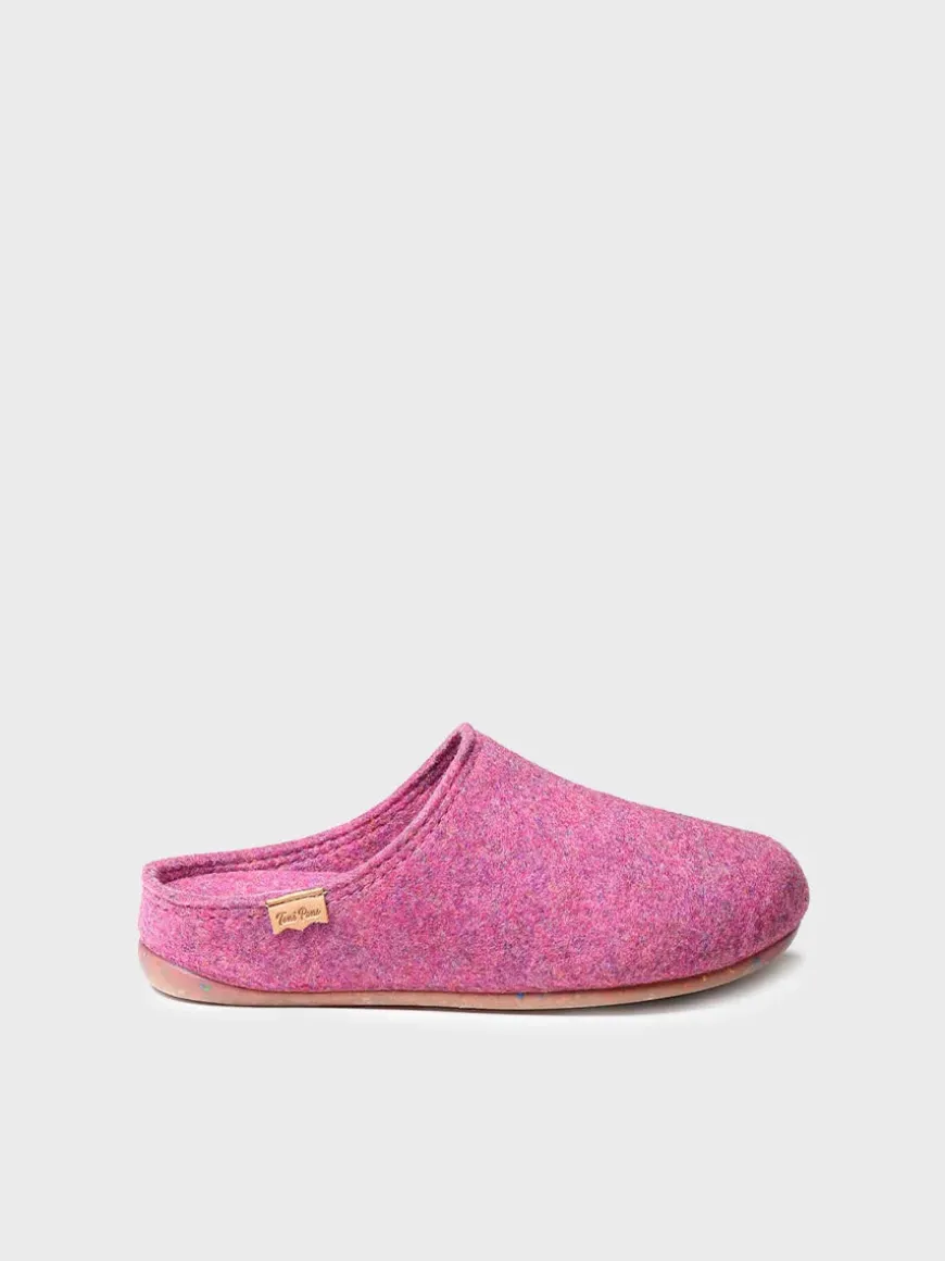 MONA-FR - Women's clog-style shoe made from recycled felt