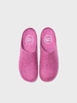 MONA-FR - Women's clog-style shoe made from recycled felt