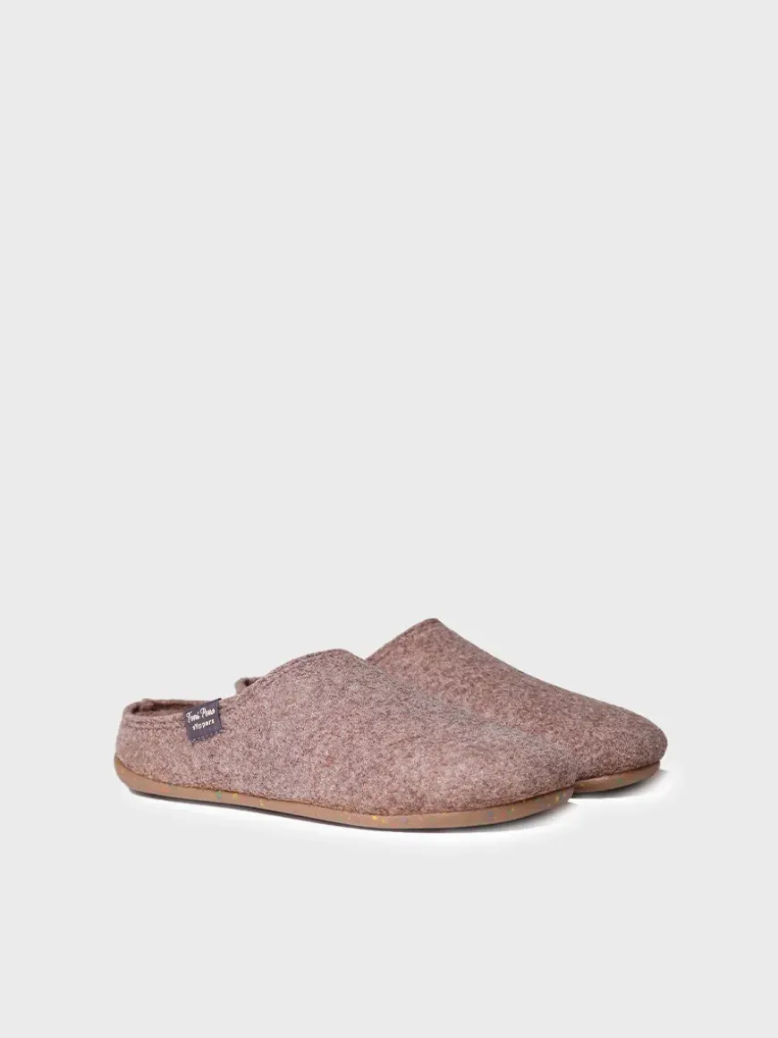 MONA-FR - Women's clog-style shoe made from recycled felt
