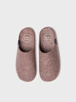 MONA-FR - Women's clog-style shoe made from recycled felt