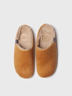 MOSUL-BD - Women's house slipper made of brown fabric